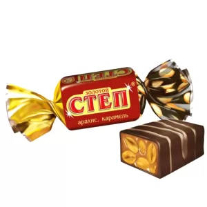 "Golden Step" with Peanuts and Caramel, 0.5 lb / 0.22 kg