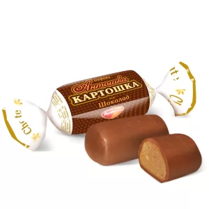 Sweets "Antoshka-Kartoshka" Taste of Chocolate, Rot Front, 0.5 lb / 0.2 kg