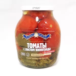 Pickled Tomatoes with Vine Leaf, Teshcha's Recipes, 1.98 lb/900 g