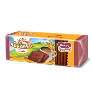 Cookies "Korovka" with Сocoa Flavor, 13.2 oz / 375 g