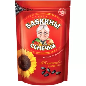 Roasted Sunflower Seeds "Babkini", 17.63 oz / 500 g