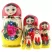 Russian Traditional Semyonovskaya Nesting Doll (Matryoshka), 6 Pcs, Height - 5.8