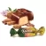 Chocolate Glazed Halva w/ Almonds, Rot Front, 0.5 lb / 0.22 kg
