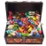 Gift PREMIUM Chocolate Candy Mix Wooden Chest 