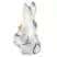 Ceramic Figurine Gzhe Colored Rabbit with Carrot, 3.9