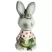 Ceramic Figurine Gzhel Symbol 2023 Colorful Bunny Lucky 3.54