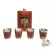 Coat of Arms Russia Stainless Steel Flask Set