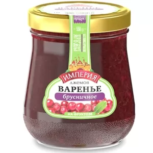 Cowberry Preserve SUGAR FREE, Jam Empire, 550g/ 19.4oz