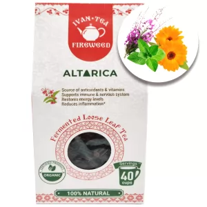 Ivan-Tea Loose Leaves Fireweed, Calendula & Mint Blend, Altarica, 50g/ 1.76oz
