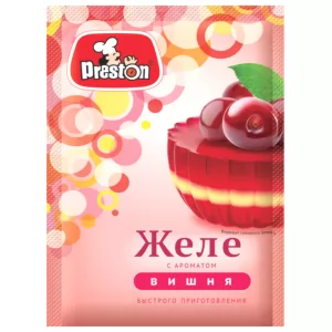 Cherry Jelly Dessert, Preston, 50g/ 1.76oz