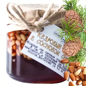 Сedar Nuts in Pine Syrup, Taiga Cache, 240g/ 8.47oz