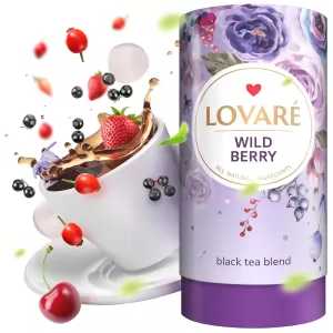 Black Tea Blend «Wild Berry», LOVARE, 80g/ 2.82oz