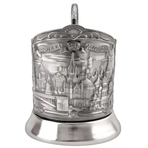 Nickel-Plated Tea Glass Holder "Moscow Triumfalnaya"