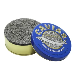 Kaluga Black Caviar Not Pasteurized,500g/ 17.57oz