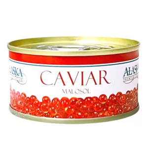Red Salmon Caviar Malosol, Alaska, 113g/ 4 oz