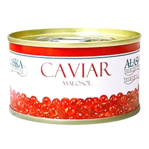 Red Salmon Caviar Malosol, Alaska, 198g/ 7 oz