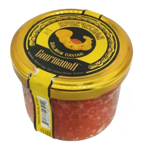 Red Salmon Caviar Kupecheskaya, Gourmanoff, 198g/ 7 oz