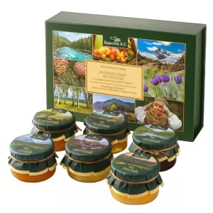 Honey Collection "Journey Through Russia", Berestov, 100g x 6
