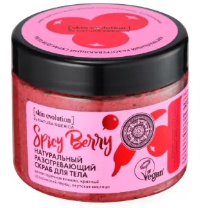 Body Warming Scrub "Spicy Berry", Natura Siberica, 400g/ 14.11 oz