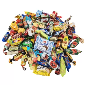 Mix of Chocolates from Russia, Belarus, Ukraine "Big Chocolate MIX", 450 g/1 lb