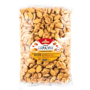 Karasiki Cheese-Flavored Crackers, Yasnaya Polyana, 400g/ 14.11 oz