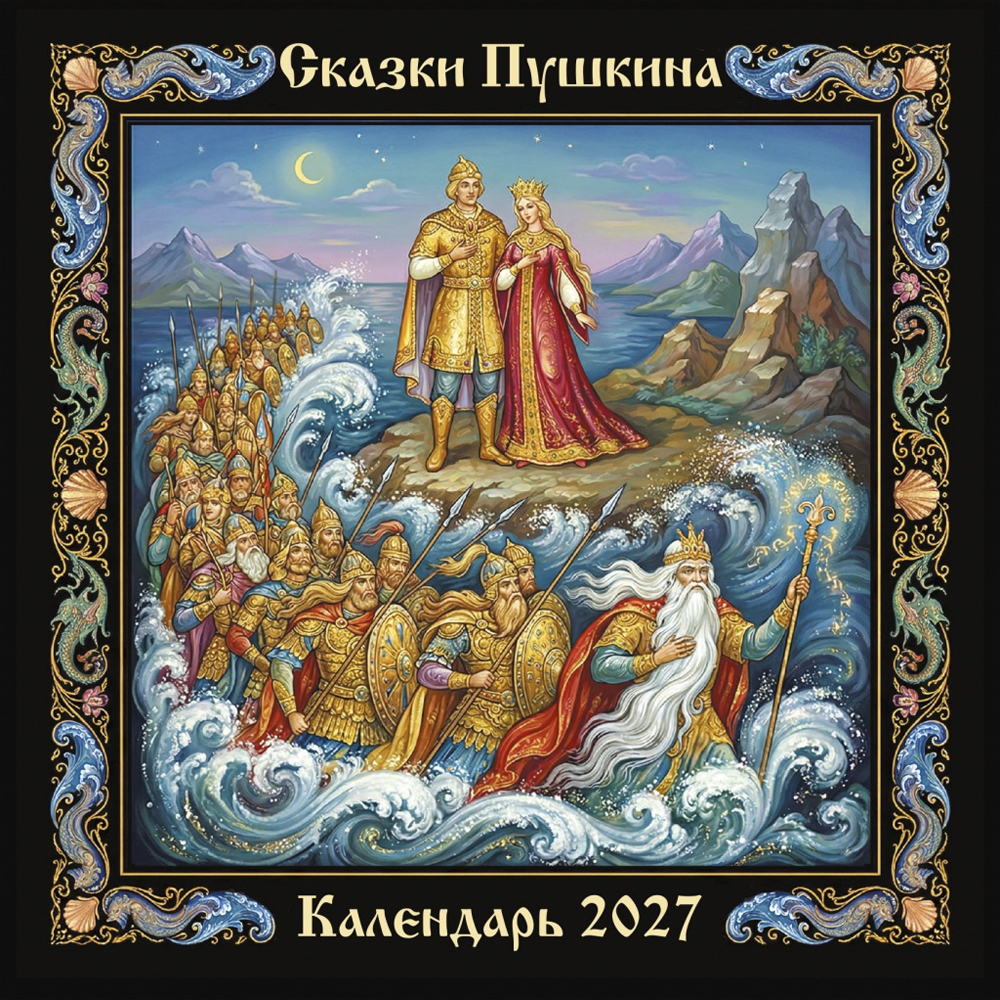 Wall-Mounted Calendar “Pushkin’s Fairy Tales” 2027