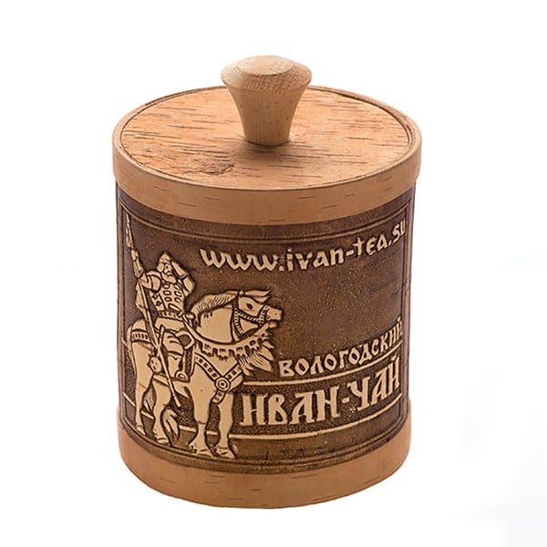 Ivan Tea in a Traditional Birch Bark Box, 2.47 oz / 70 g