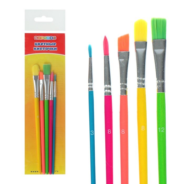 Brushes for children's creativity 