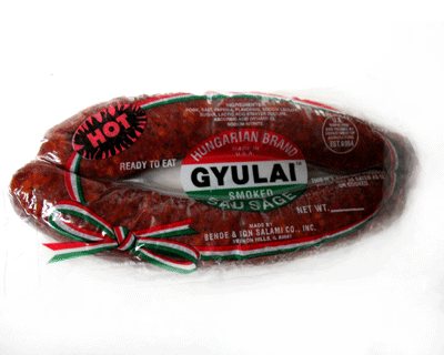 Hot Gyulai Smoked Sausage