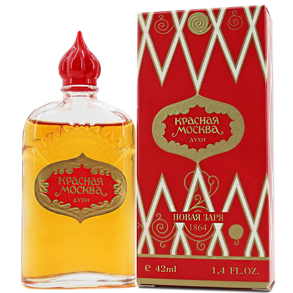 Perfume Krasnaya Moskva Red Moscow / Moscou Rouge, Novaya Zarya, 1.4 oz / 42ml