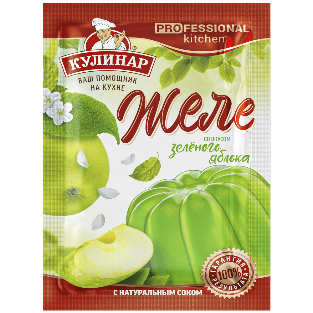 Apple Jelly with Natural Juice, Kulinar, 40g / 1.4 oz
