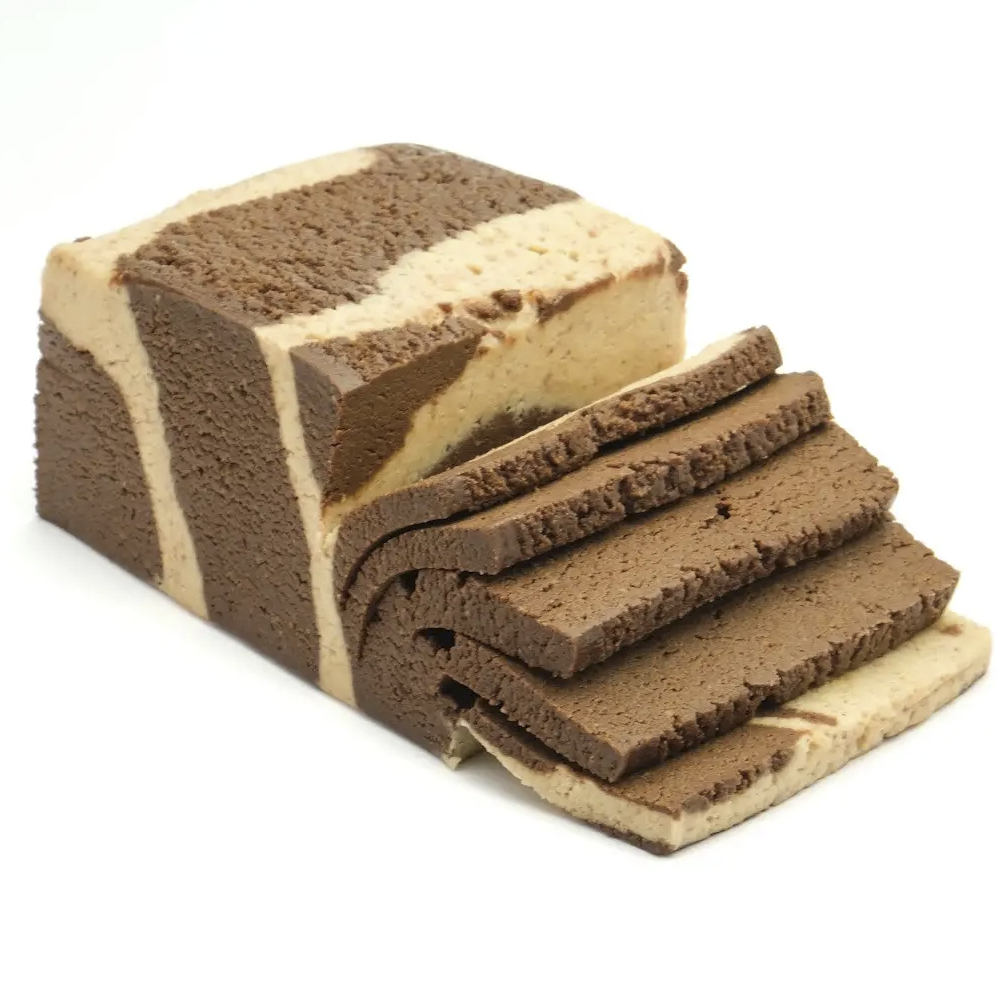 Hutsul Marble Sherbet, Chocolate-Vanilla & Nuts, 500g / 17.64oz
