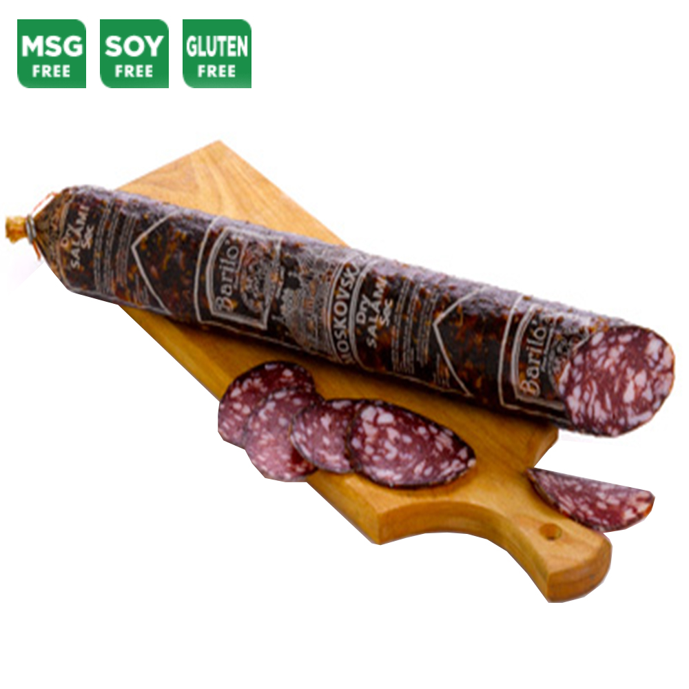 Moscow Brand Dry Salami (PRE-PK Chunk), Barilo's, 370g/ 0.8lb 