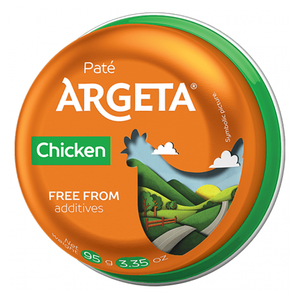 Chicken Pate, Argeta, 95g/ 3.35 oz