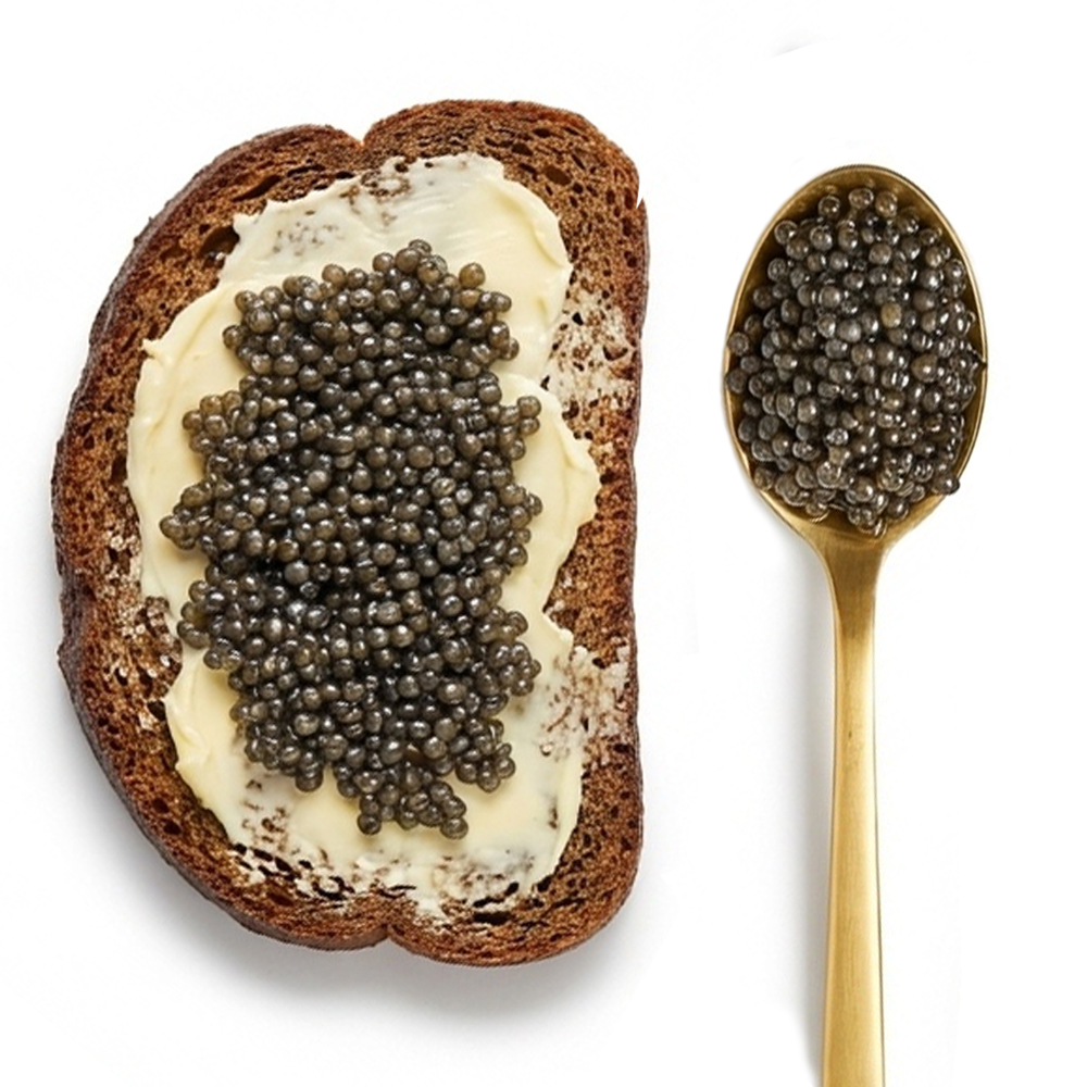 Kaluga Sturgeon Black Caviar – High Grade, 250g / 8.82 oz