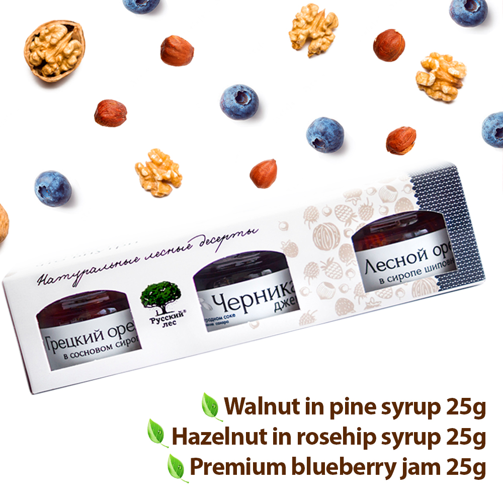 Assorted Premium Jams & Nuts in Syrup 