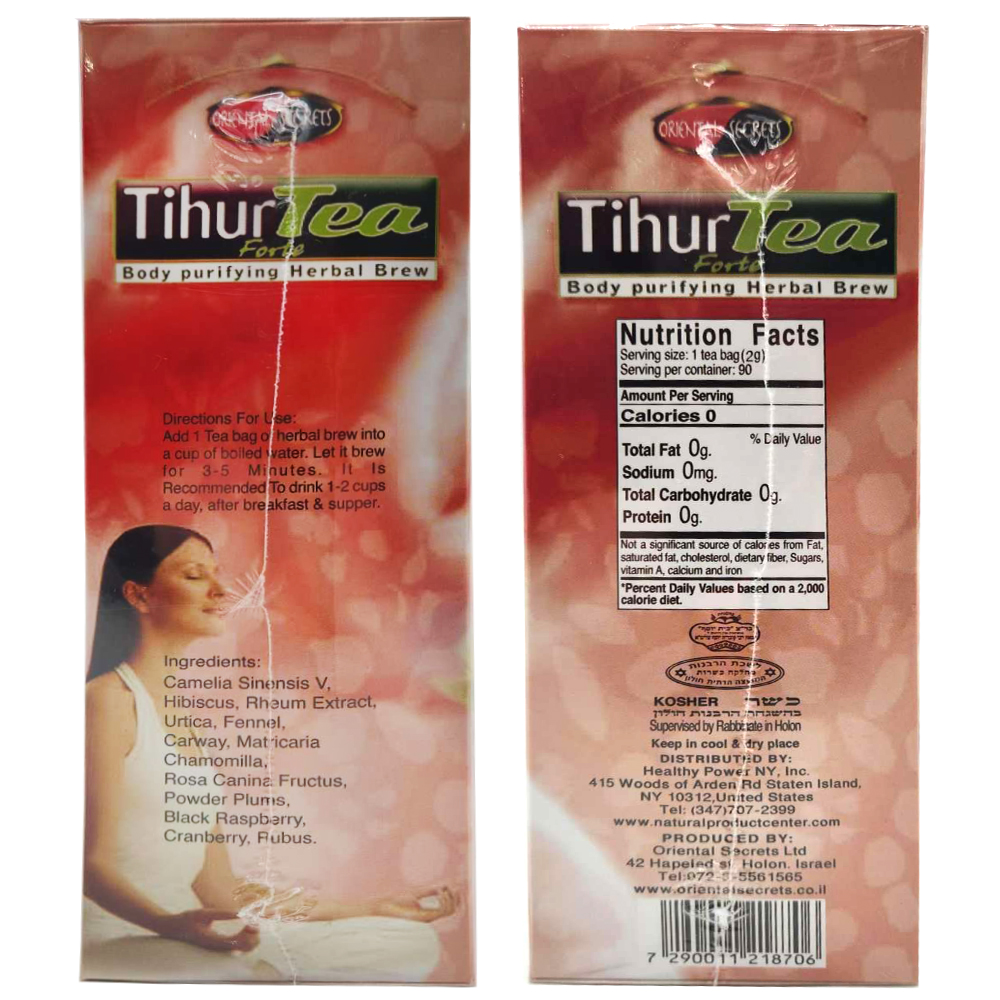 Herbal Detox Tihur Tea Forte, 90 Bags