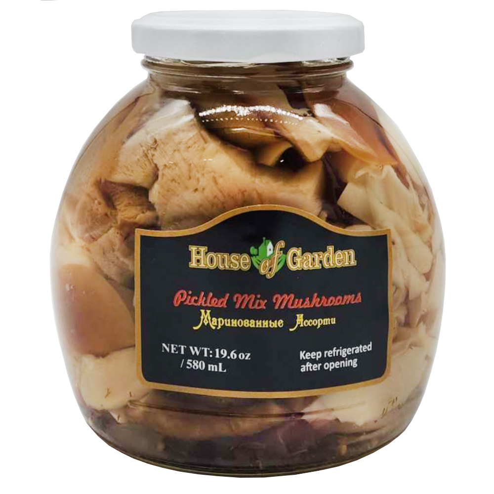 Pickled Assorted Mushrooms, House of Garden, 580ml/ 19.6oz