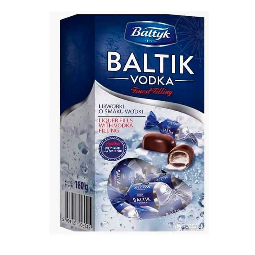 Chocolate Candies VODKA Filling, Baltyk, 0.4lb/ 180g