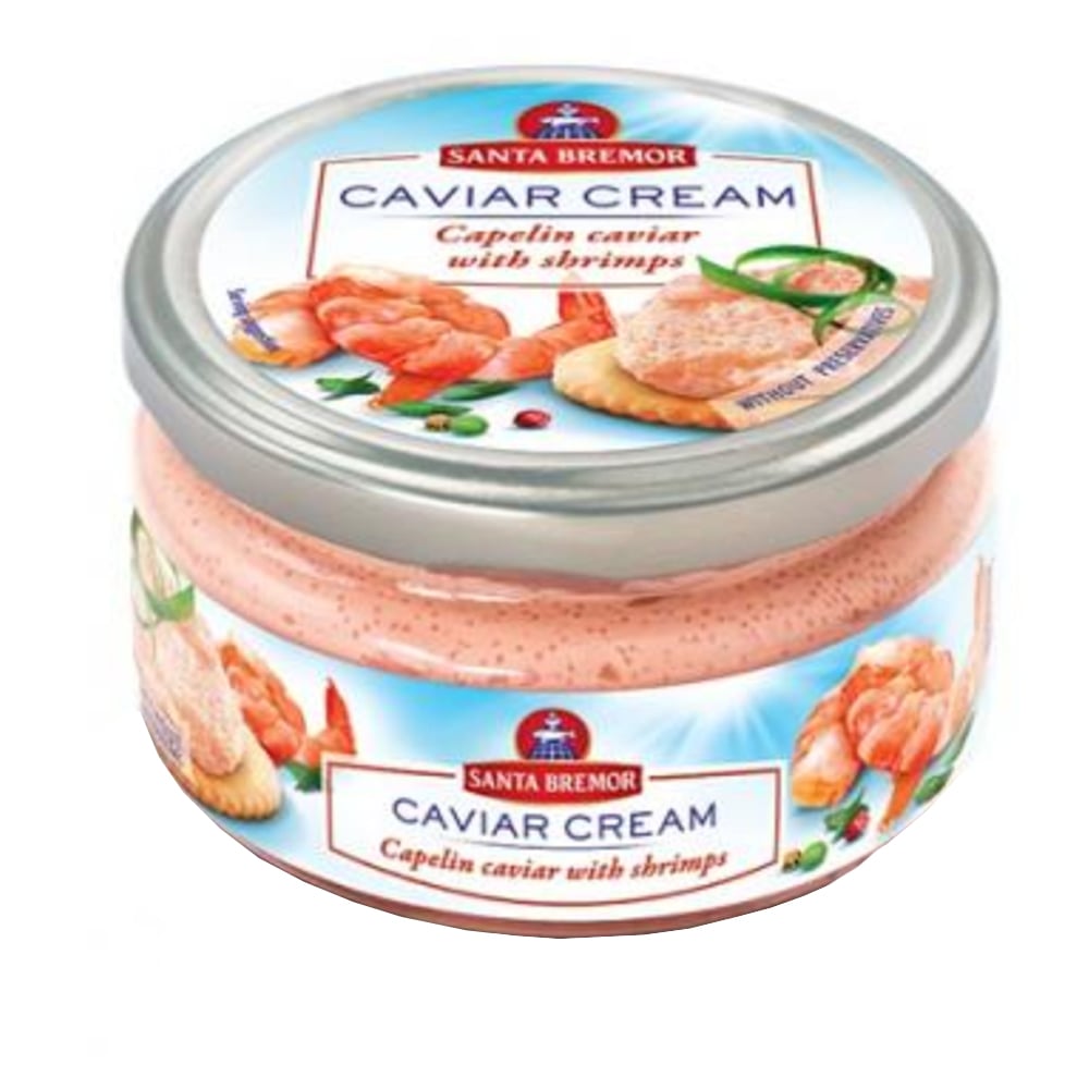 Capelin Caviar Spread with Shrimps, 6.35 oz / 180 g
