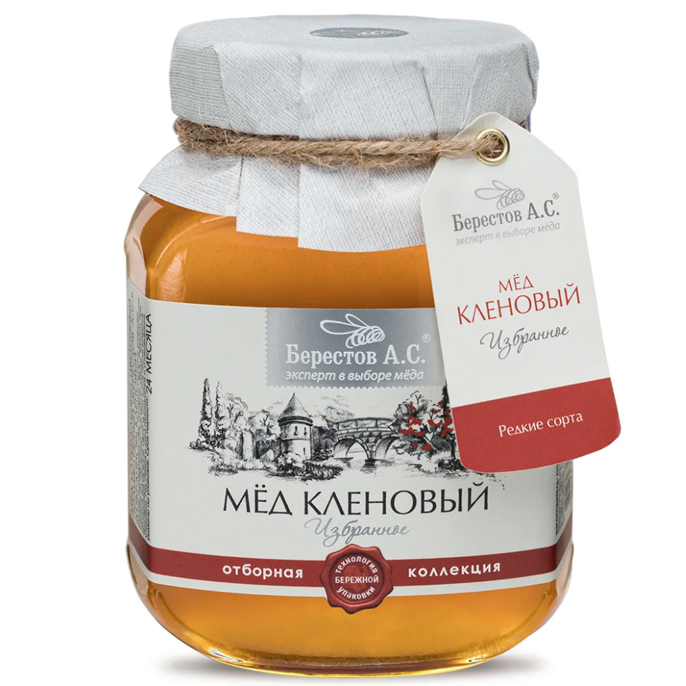 Natural Maple Honey, Favorites, Berestov A. S., 500g / 1.1lb