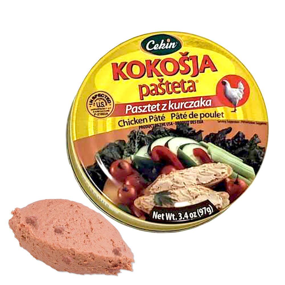 Kokosja Chicken Spread Pate, 0.21 lb/ 97 g