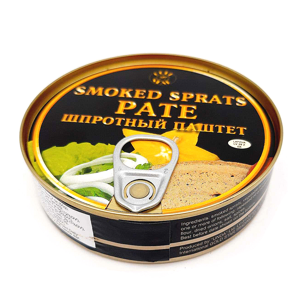 Smoked Sprats Pate, 160 g/ 0.35 lb