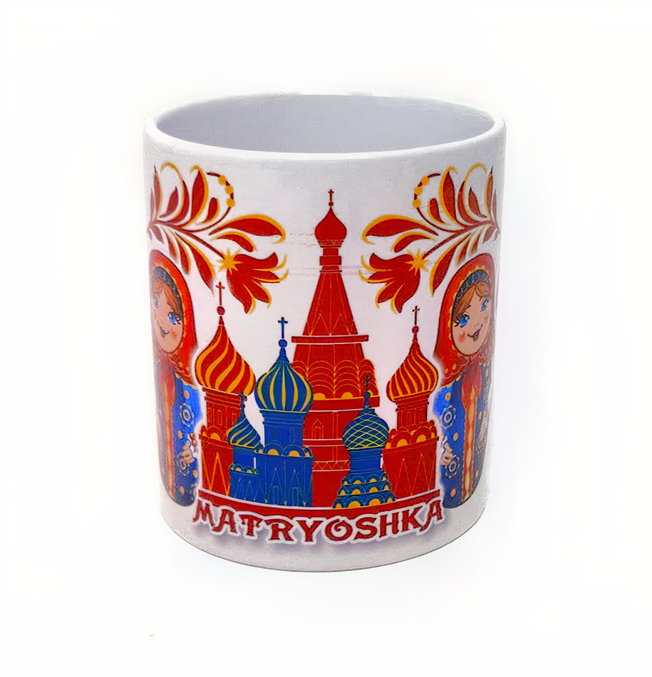 Souvenir Mug/ Matryoshka, 3.75''
