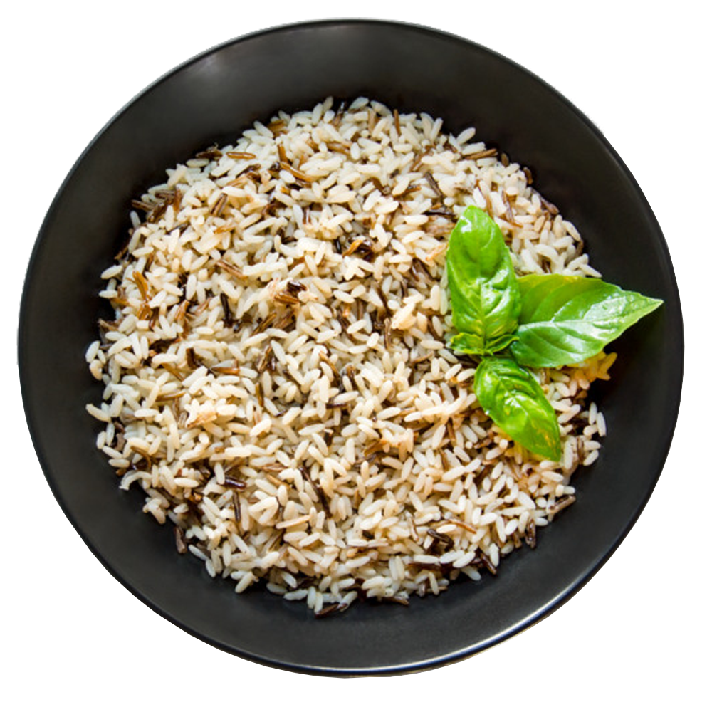 Mix of Steamed Long-Grain & Wild Rice, 5 bags x 80 g, Uvelka, 400 g/ 0.88 lb