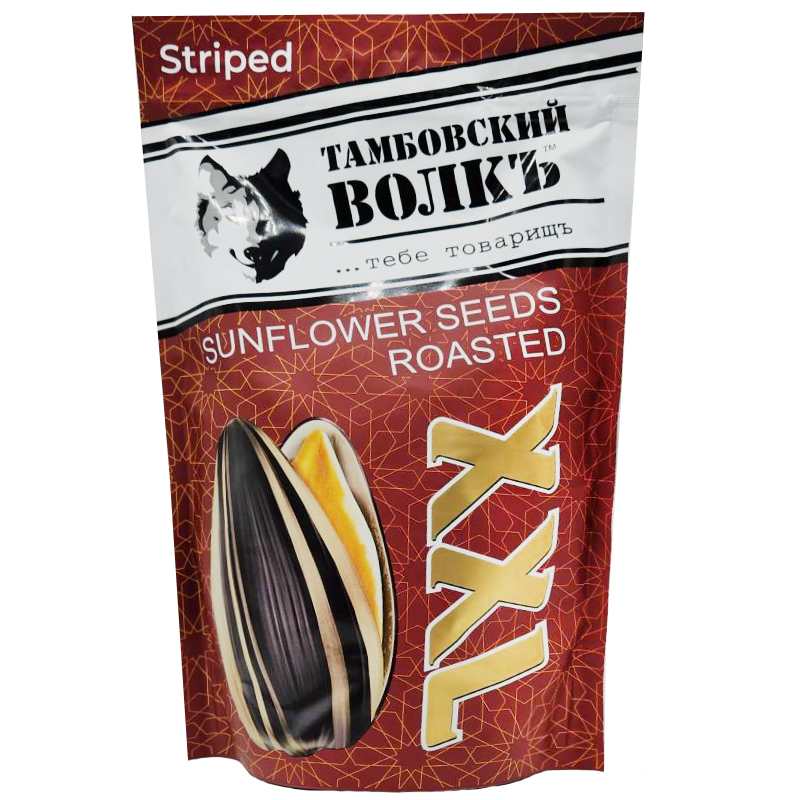 Roasted Striped Sunflower Seeds, Tambov Wolf, 300g/ 10.58oz