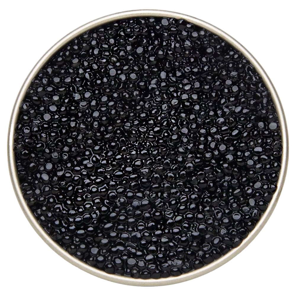 Kaluga Black Caviar Not Pasteurized, 125g/ 4.41oz