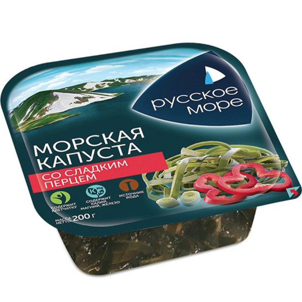Seaweed with Sweet Pepper, Russian Sea, 200g / 7.05oz