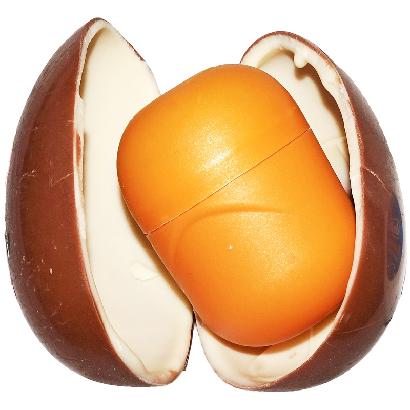 Chocolate Egg with Milk Inner Layer and Toy Inside, 20g