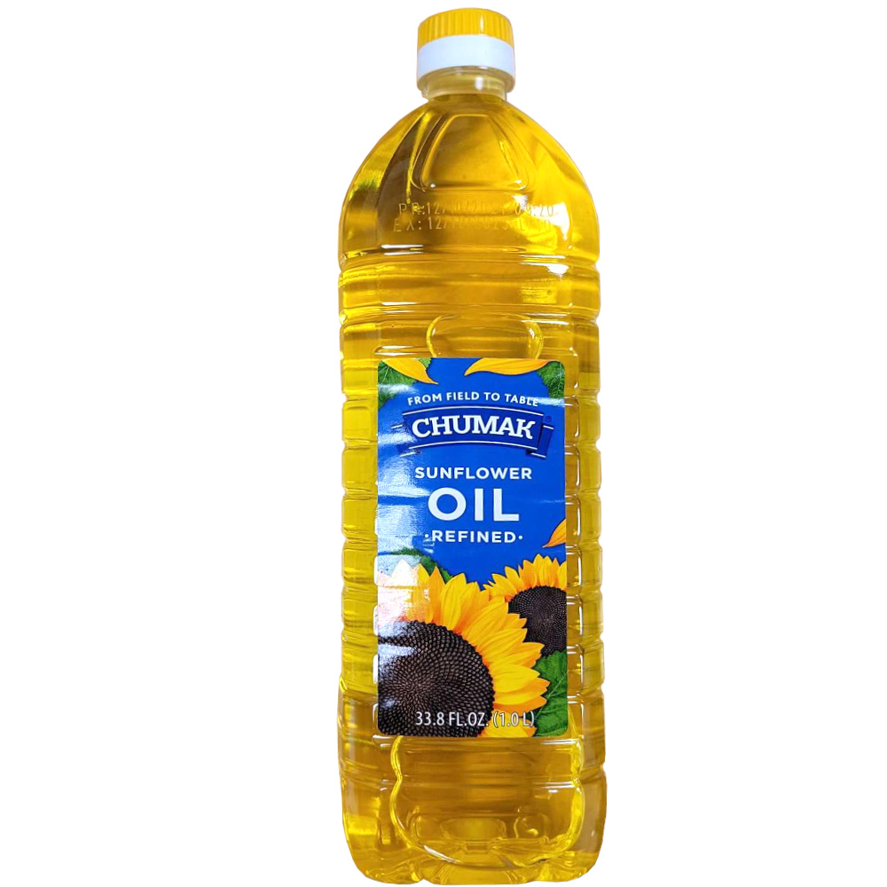 Refined Sunflower Oil, Chumak, 1liter/ 33.8 oz